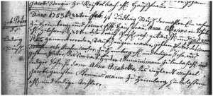 1753 Peter Busch Baptism